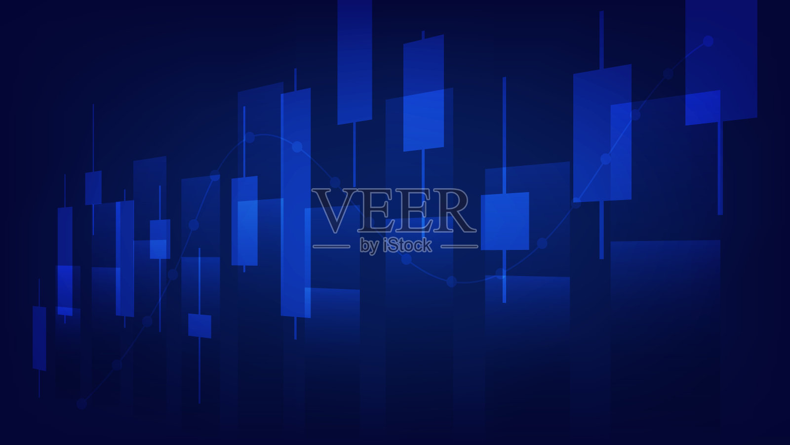 财务规划和企业利润效益管理背景插画图片素材