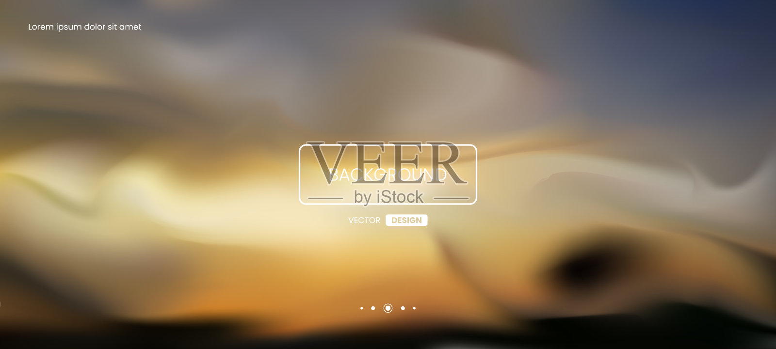 山的轮廓在模糊的渐变彩色背景。现代的背景。可以用于着陆页,书籍封面,小册子,传单,杂志,任何品牌,横幅,标题,演示文稿,和墙纸背景插画图片素材