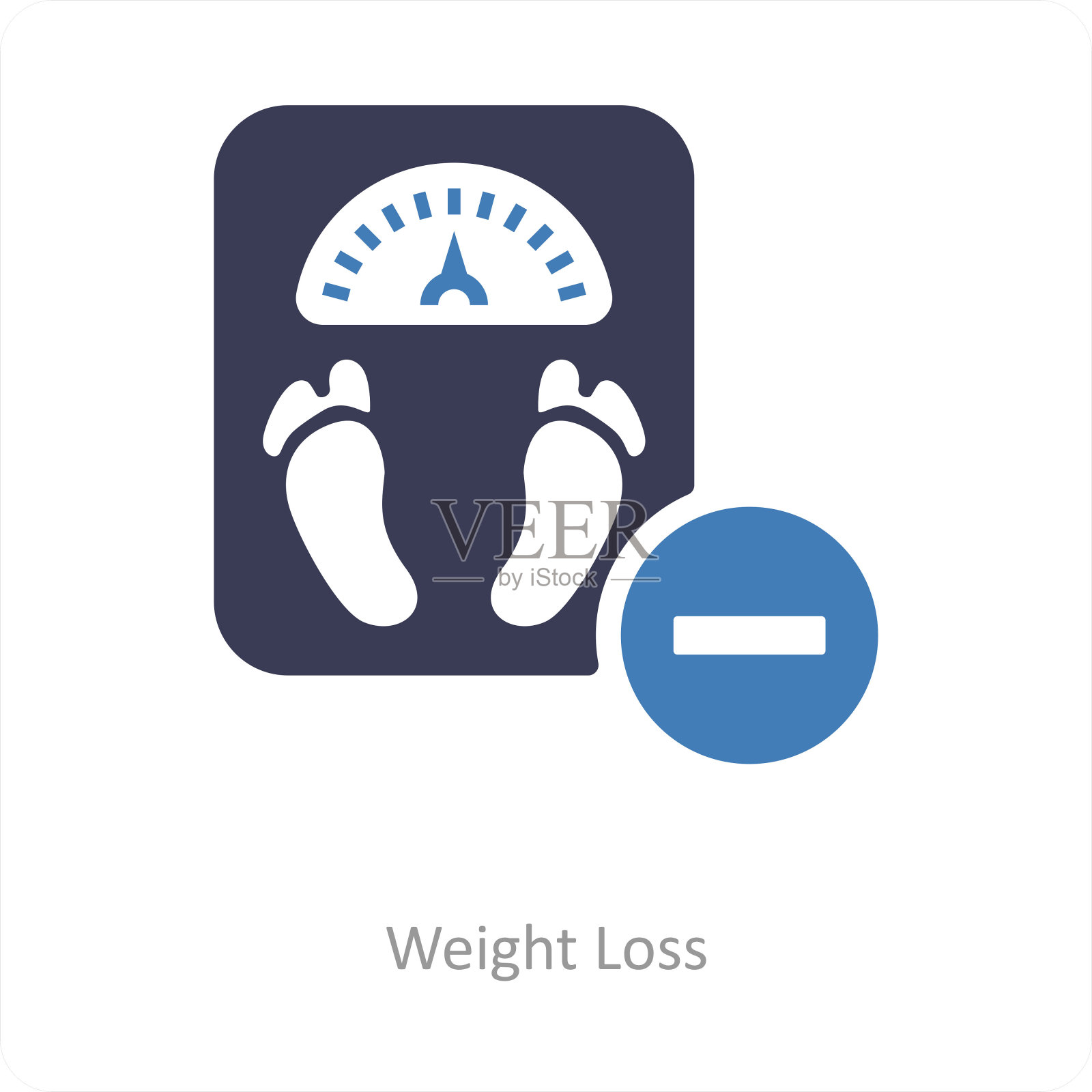 减肥插画图片素材