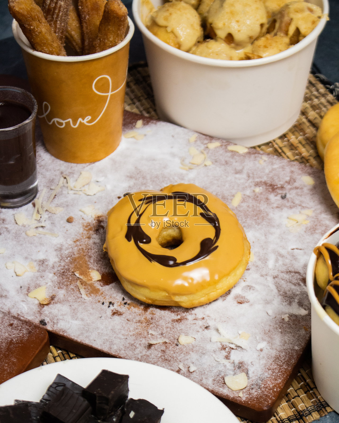 与一流的甜甜圈照片摄影图片