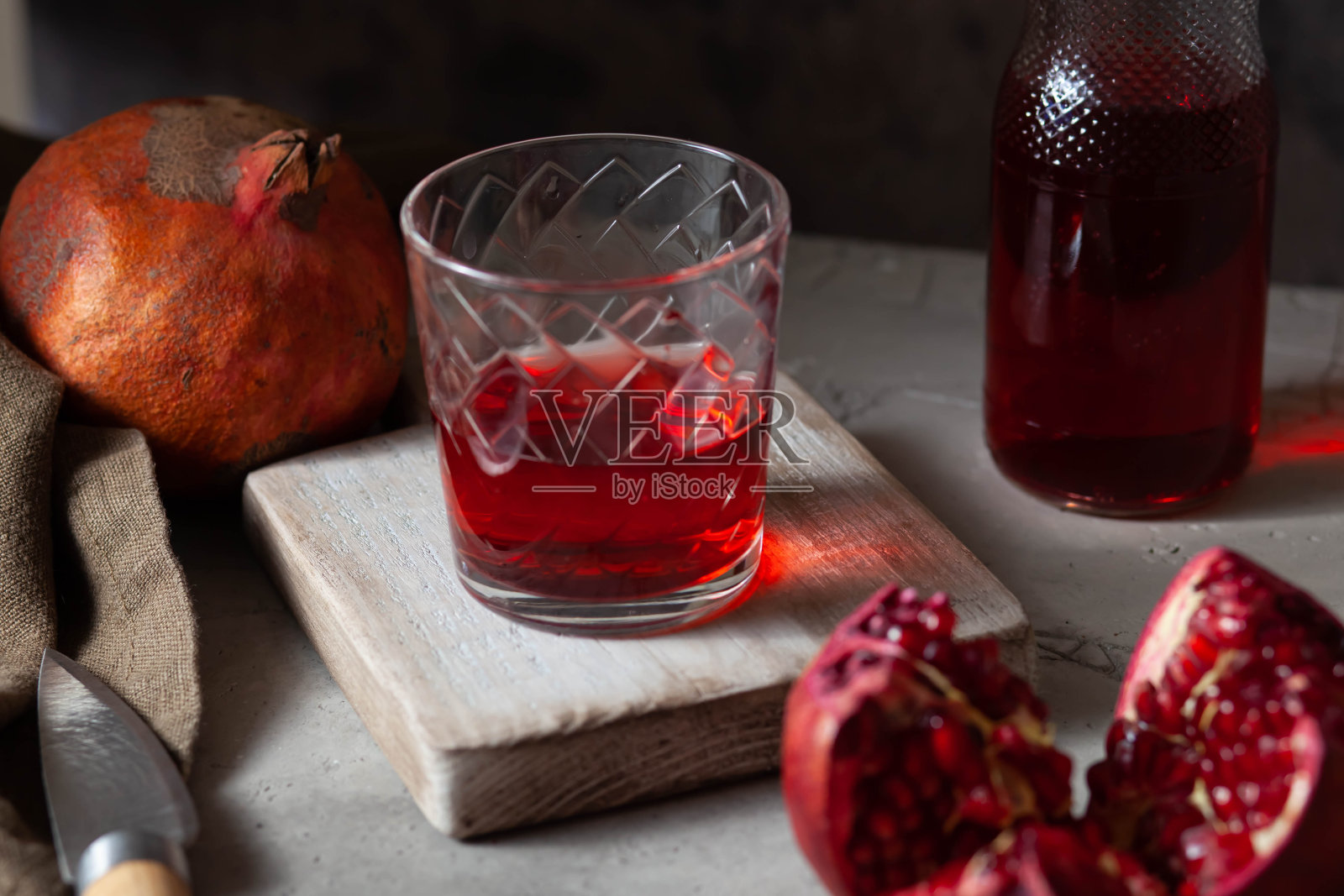石榴汁照片摄影图片