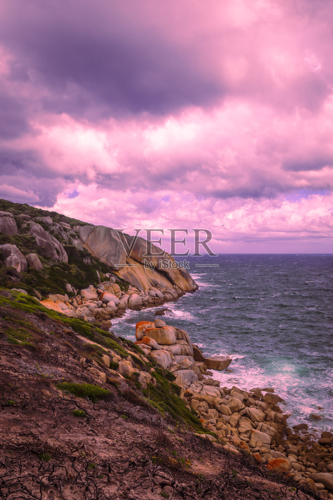 威尔逊海岬国家公园的壮丽海景照片摄影图片