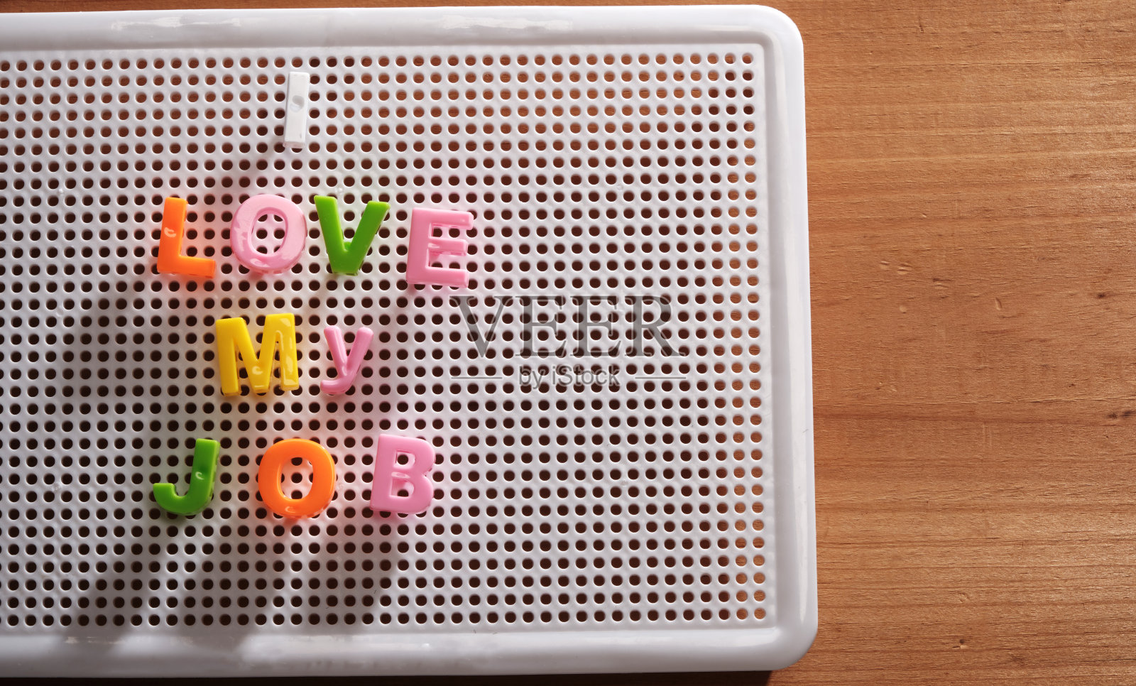 我爱我的工作照片摄影图片