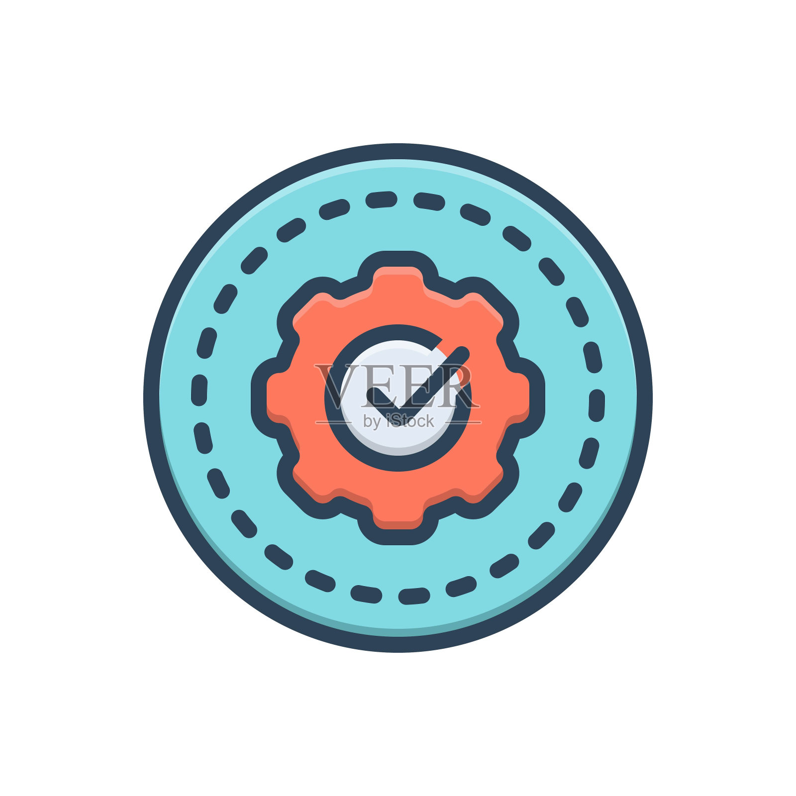 激活工作流程插画图片素材