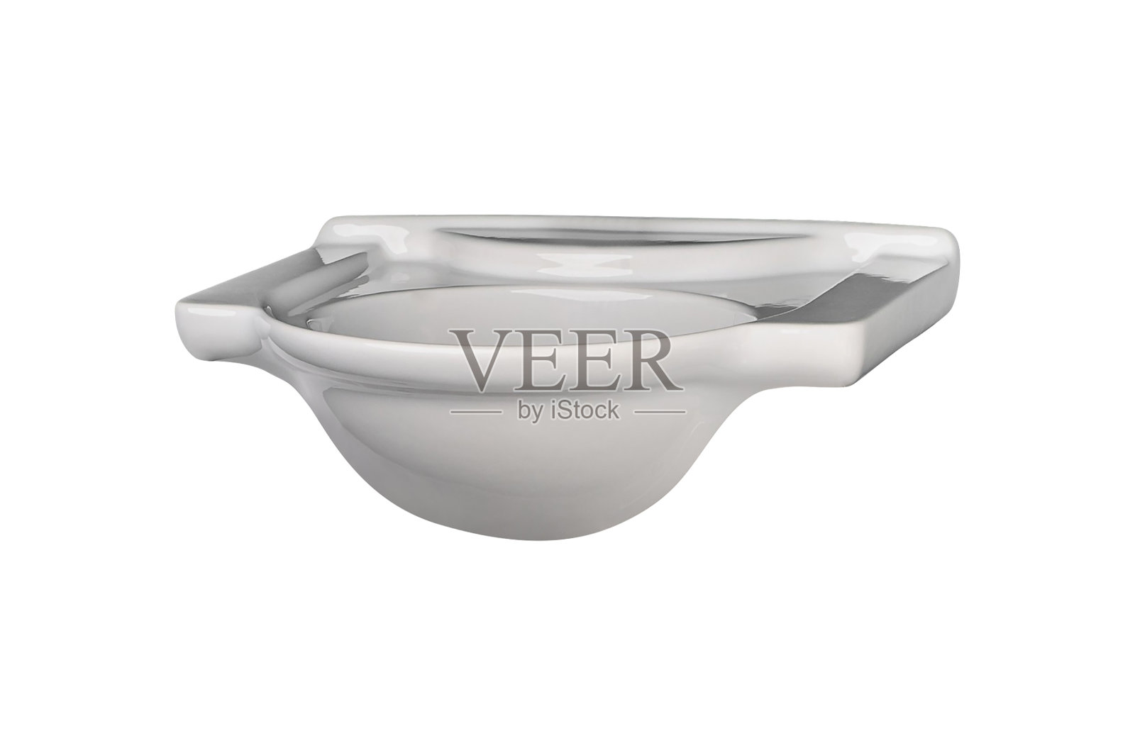 白色背景隔离的洗手盆照片摄影图片