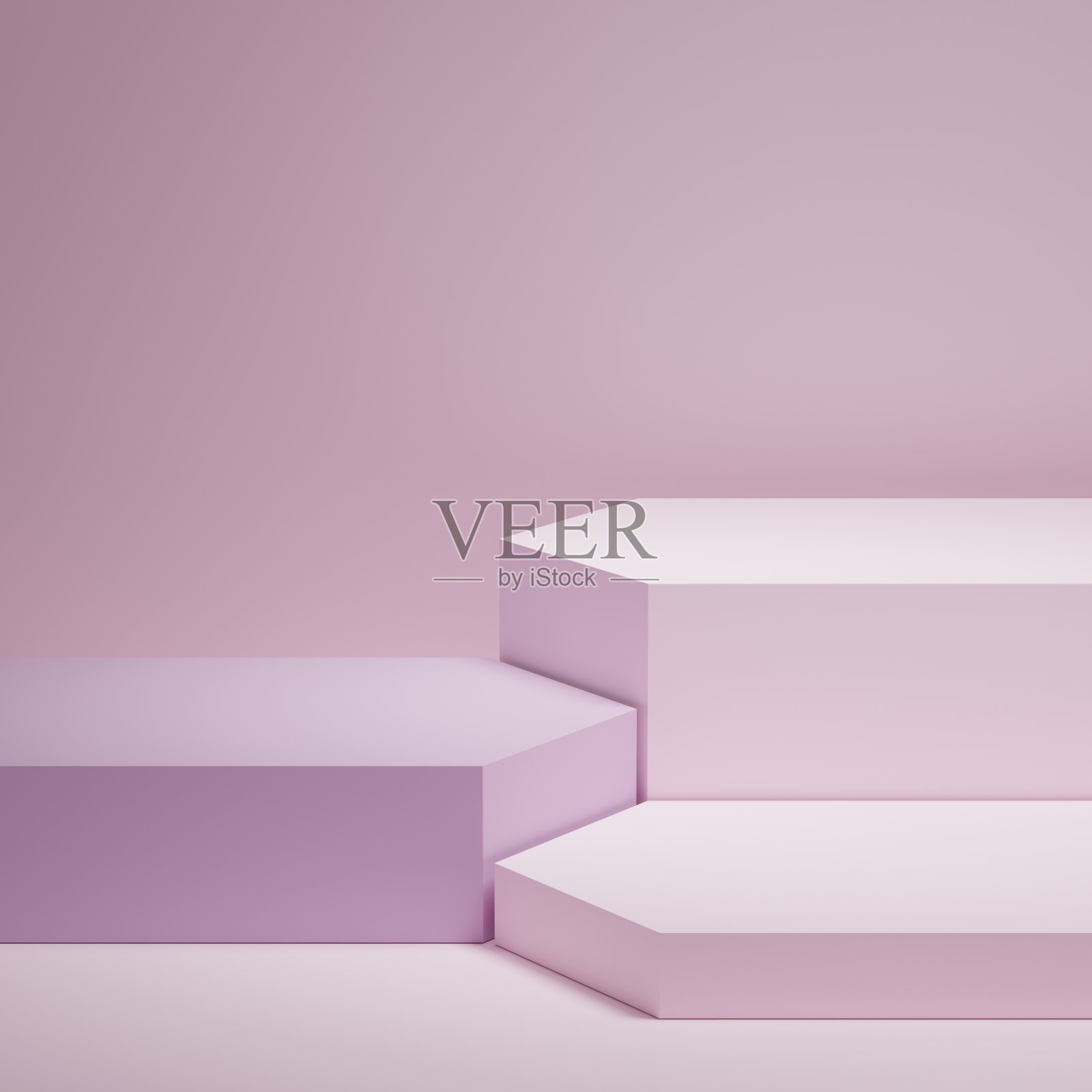 三维渲染显示产品抽象最小场景与几何裙台平台。代表化妆品。舞台展示台上的3d工作室。照片摄影图片