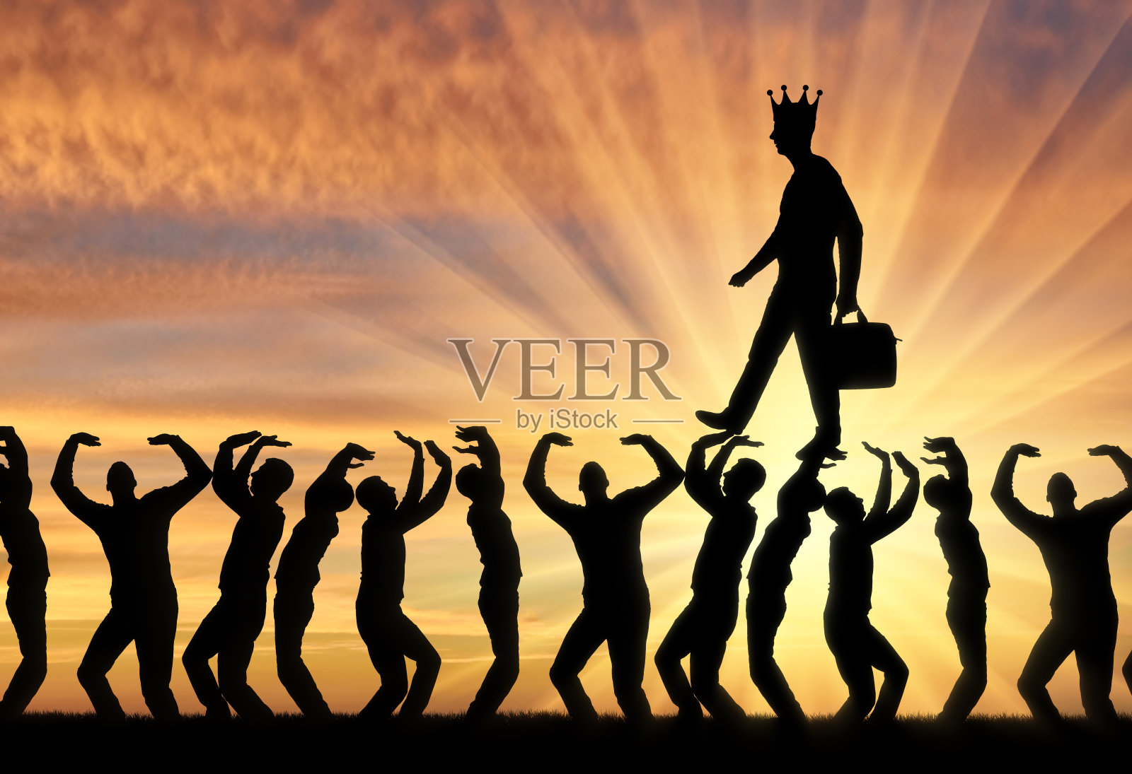 自私和自恋人格的概念照片摄影图片