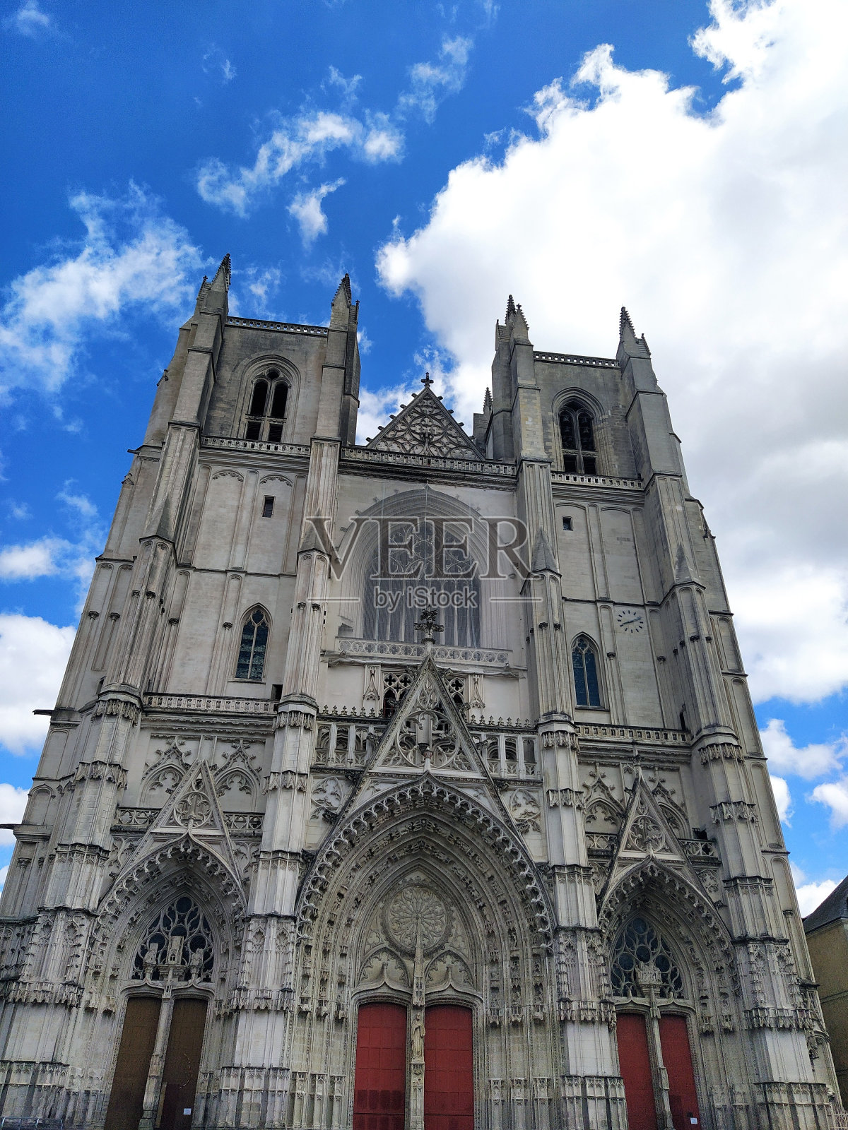 南特大教堂照片摄影图片