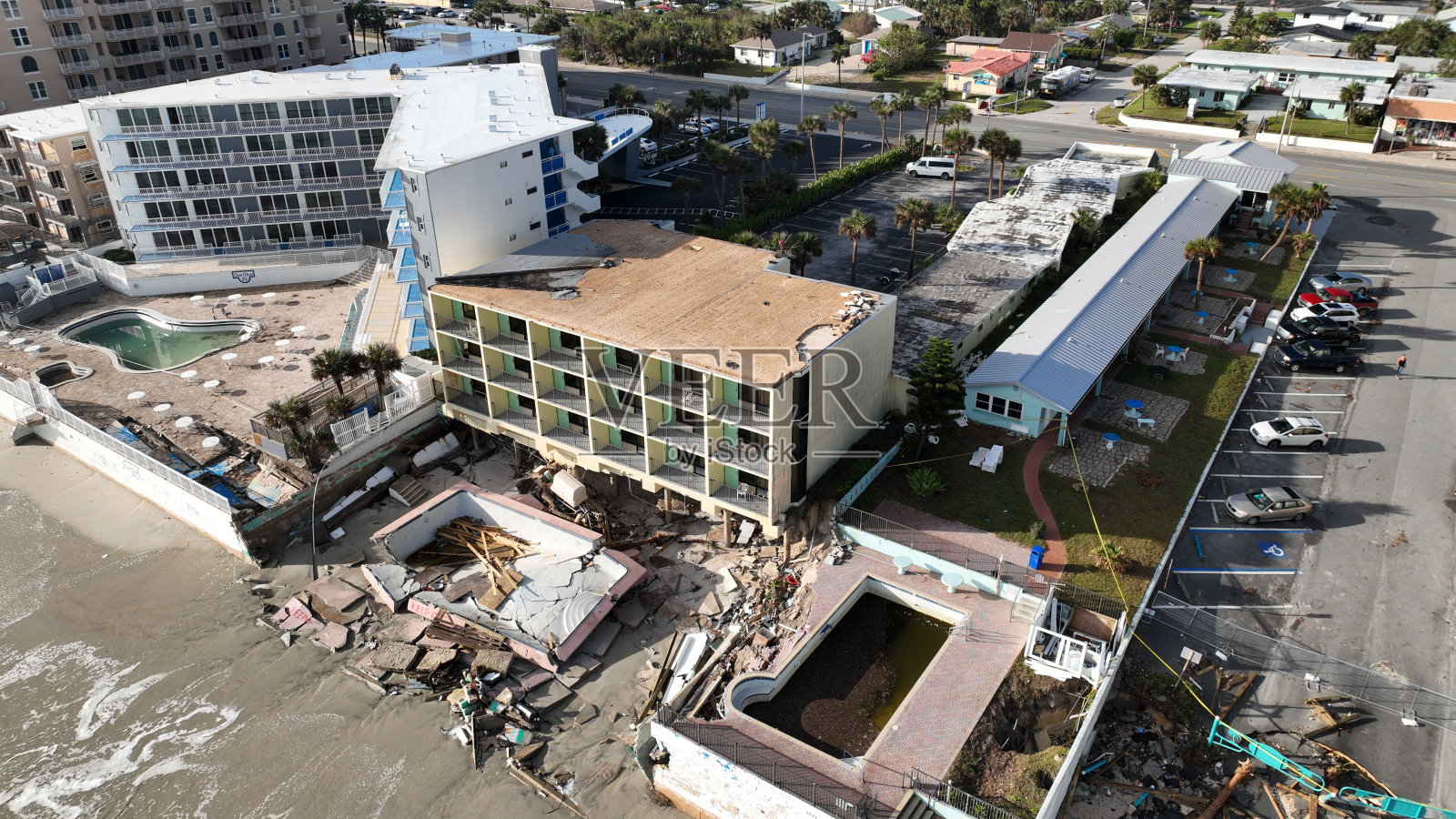 飓风妮可照片摄影图片