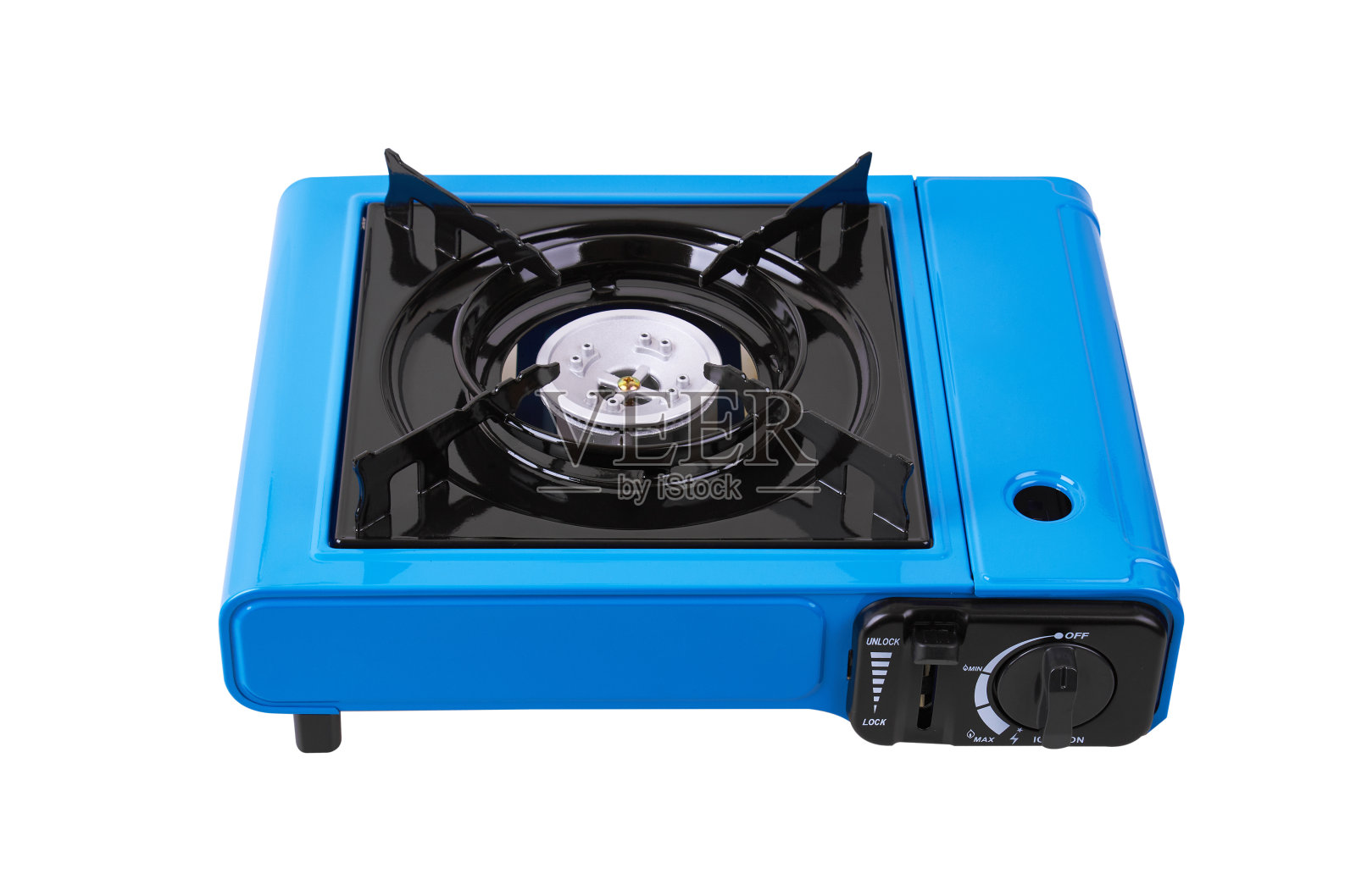 白色背景的煤气灶照片摄影图片