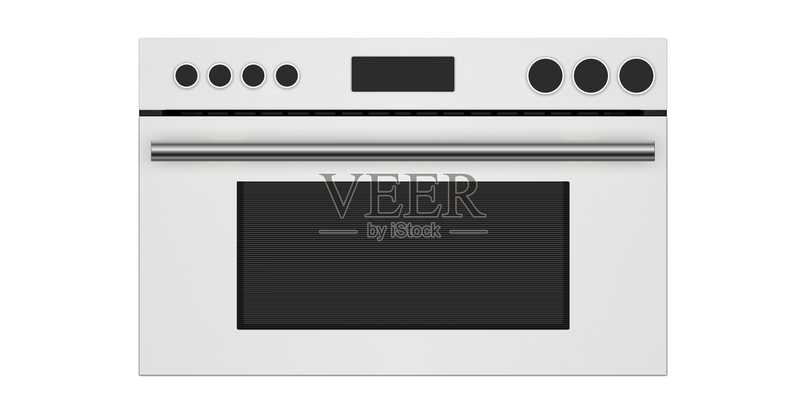 烤箱隔离在白色上照片摄影图片