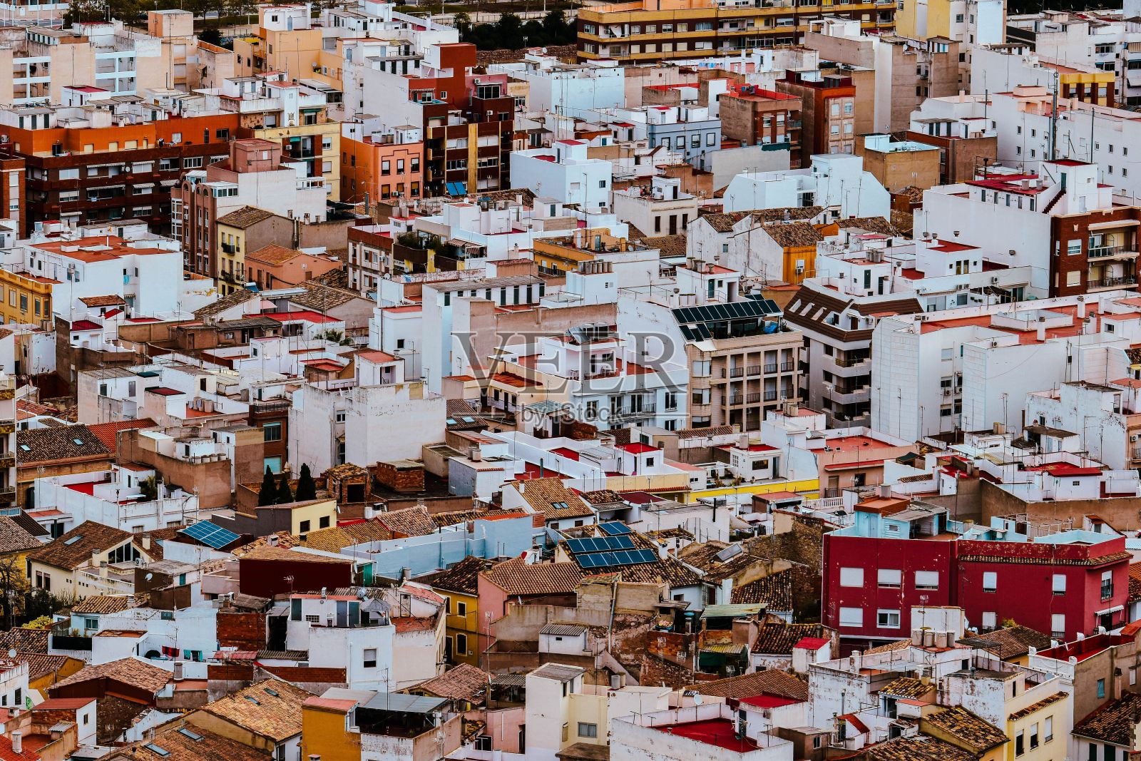 西班牙老城区照片摄影图片