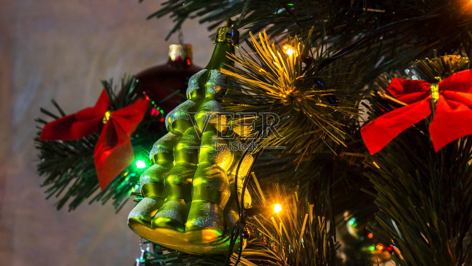 圣诞礼物和装饰,照片摄影图片