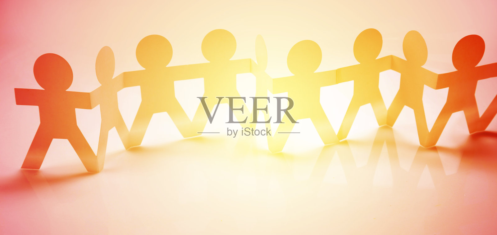 纸链团队照片摄影图片