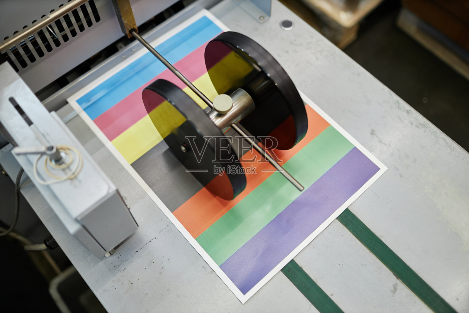 印刷机试验照片摄影图片