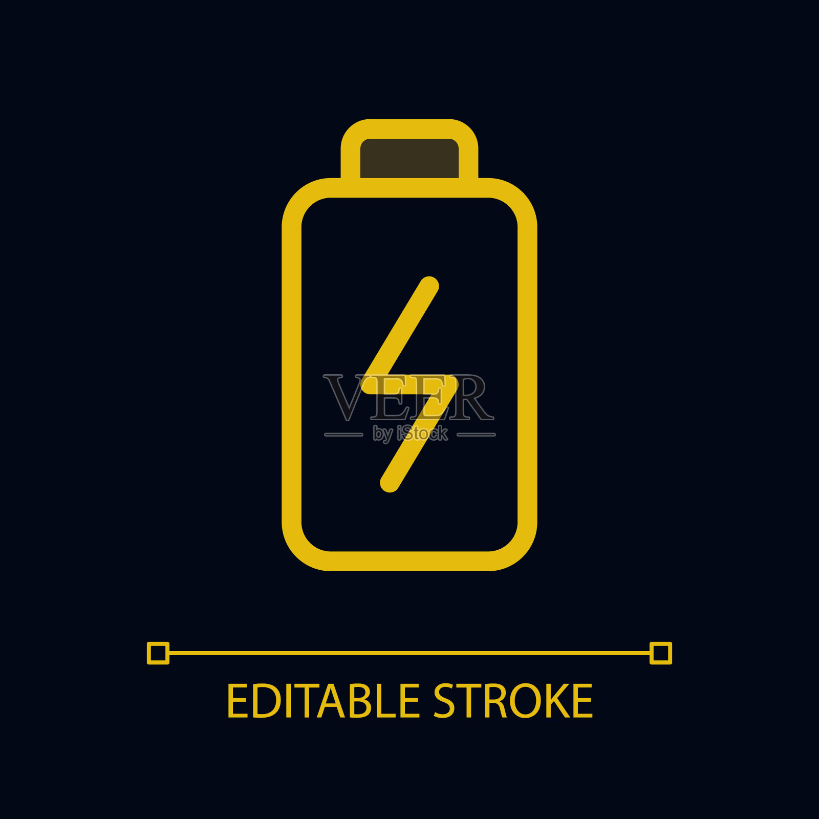 电池像素完美的玻璃形态ui图标的黑暗主题插画图片素材