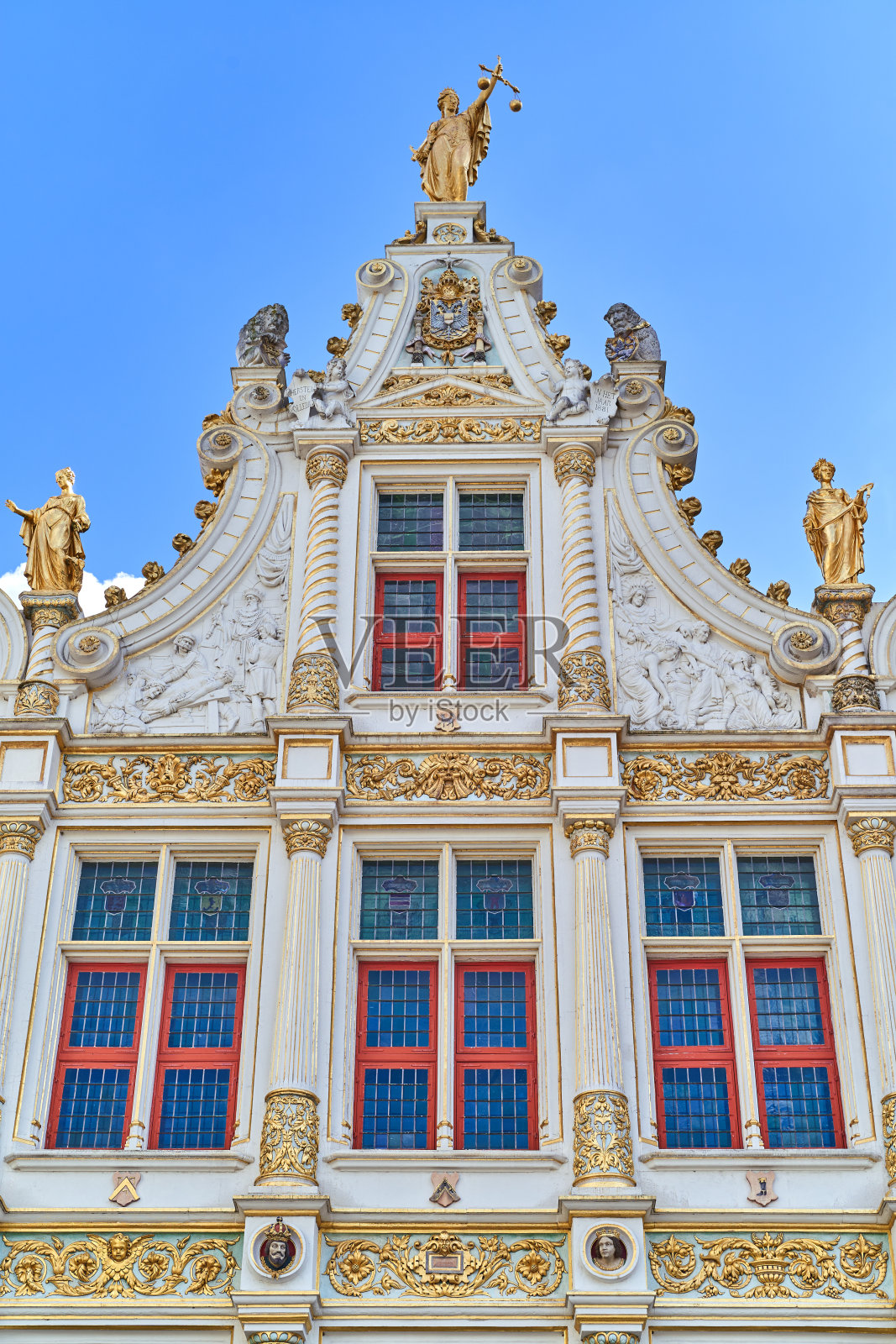 布鲁日的历史和传统建筑照片摄影图片