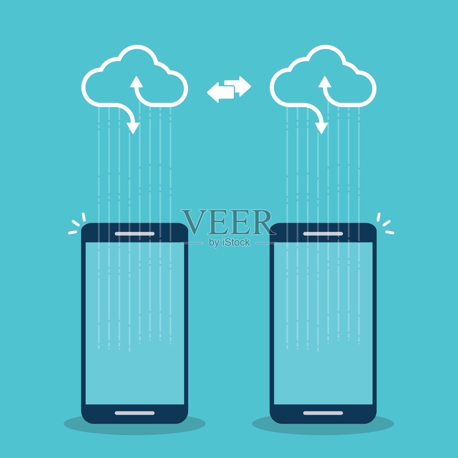 云计算插画图片素材