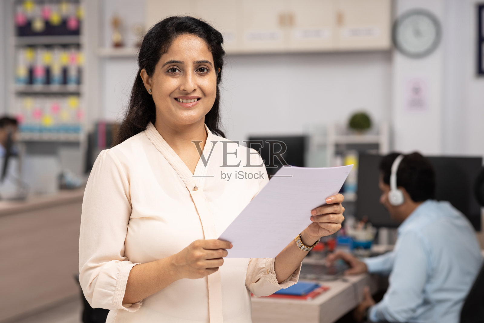 银行职员肖像,股票照片照片摄影图片