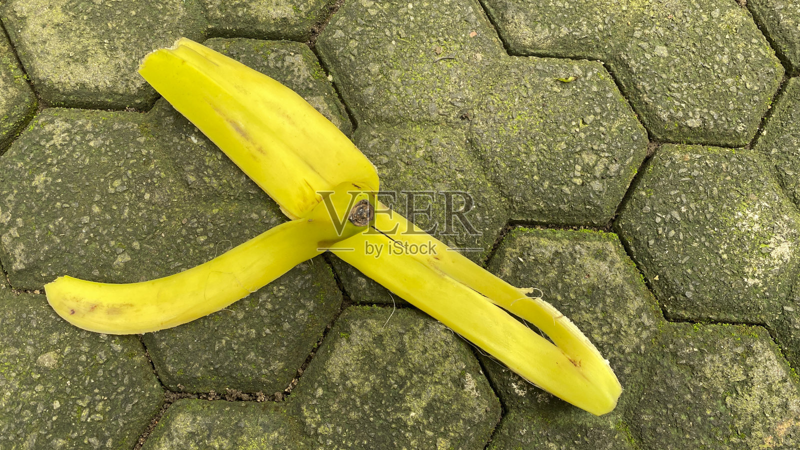 香蕉皮照片摄影图片