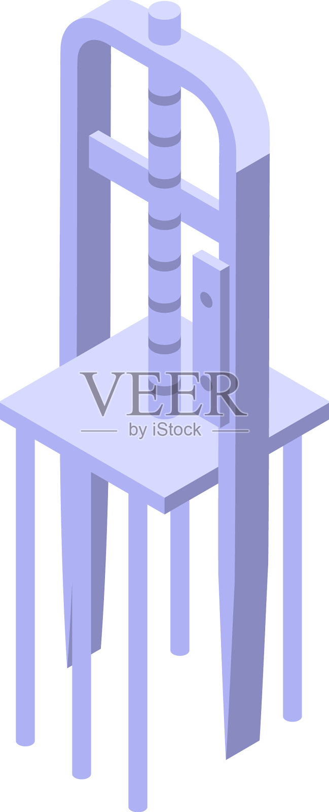 水钻图标等距机插画图片素材