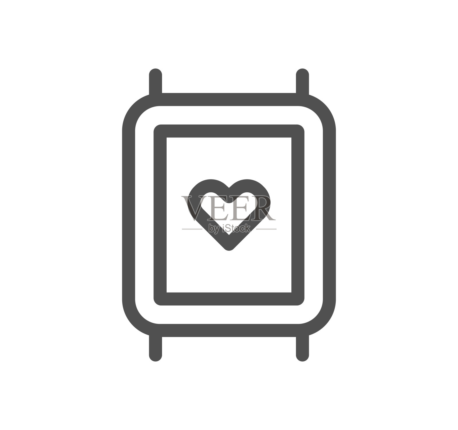 智能手表和科技偶像。图标素材