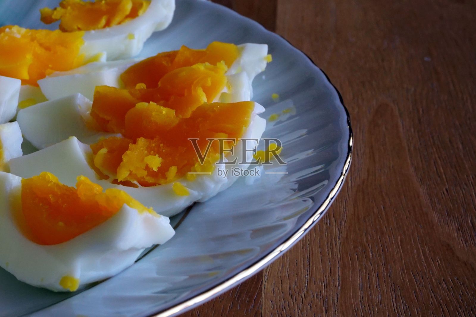 煮熟的鸡蛋的特写镜头照片摄影图片