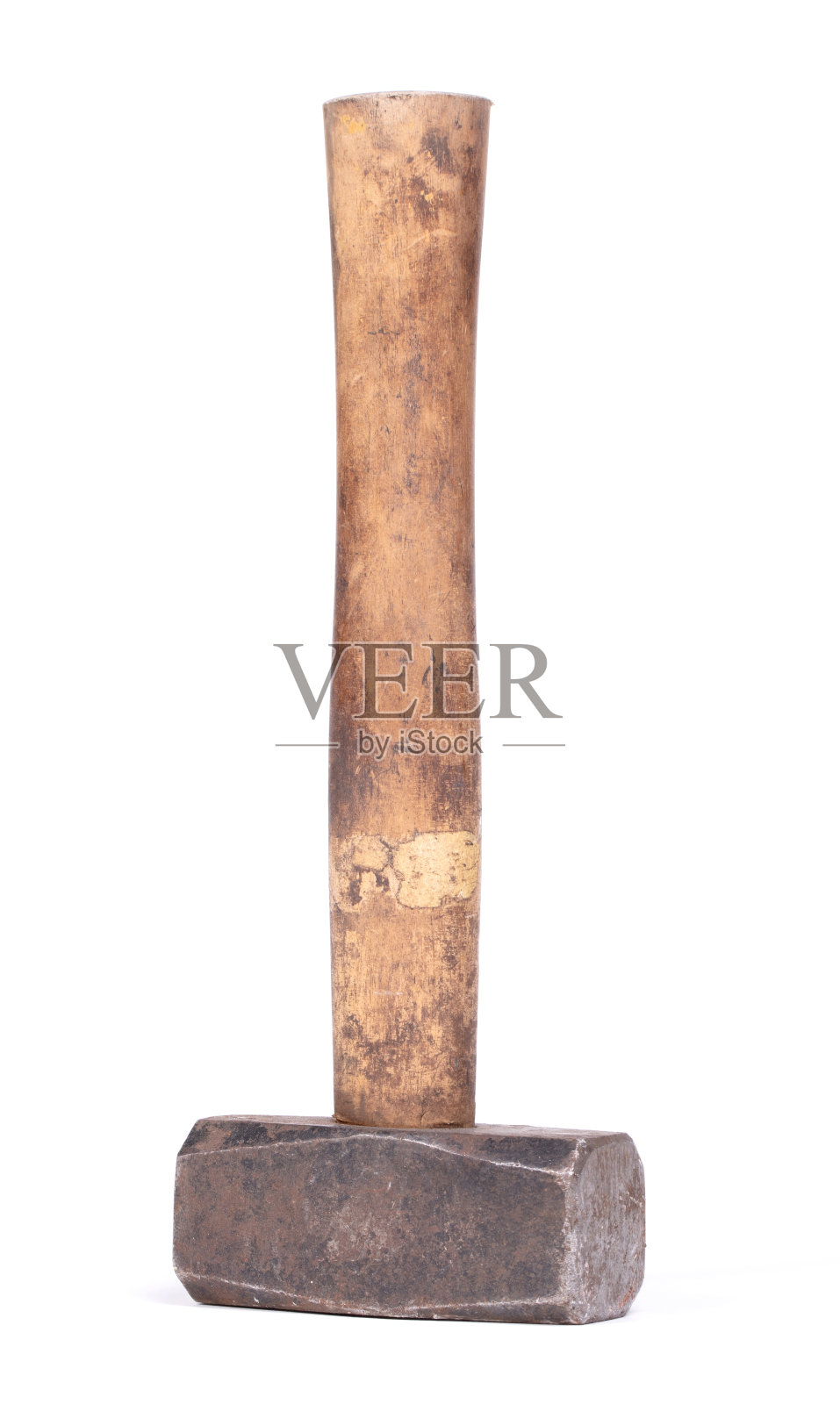 木柄旧锤分离照片摄影图片