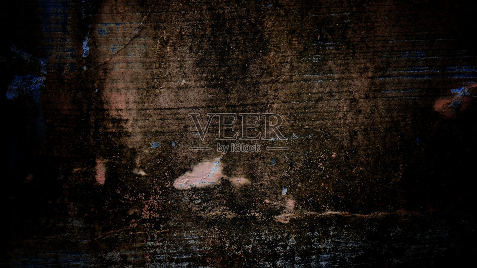 一个生锈的旧破墙表面的特写镜头照片摄影图片