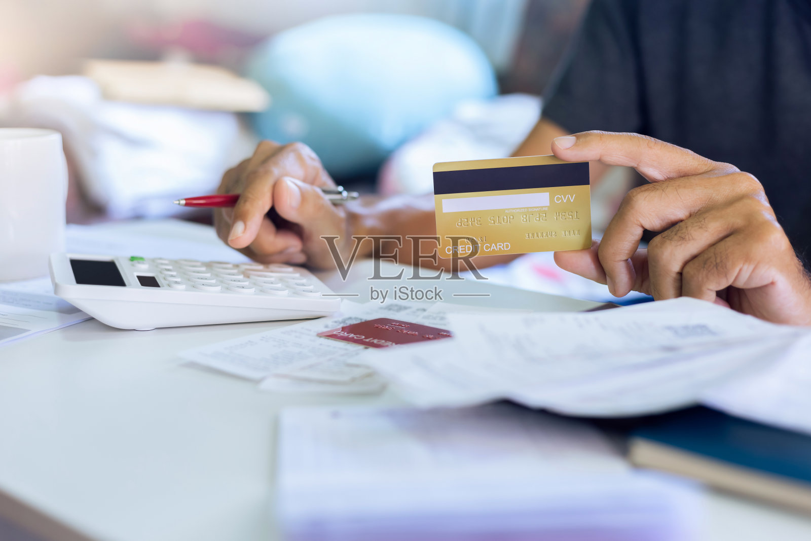 信用卡支付照片摄影图片