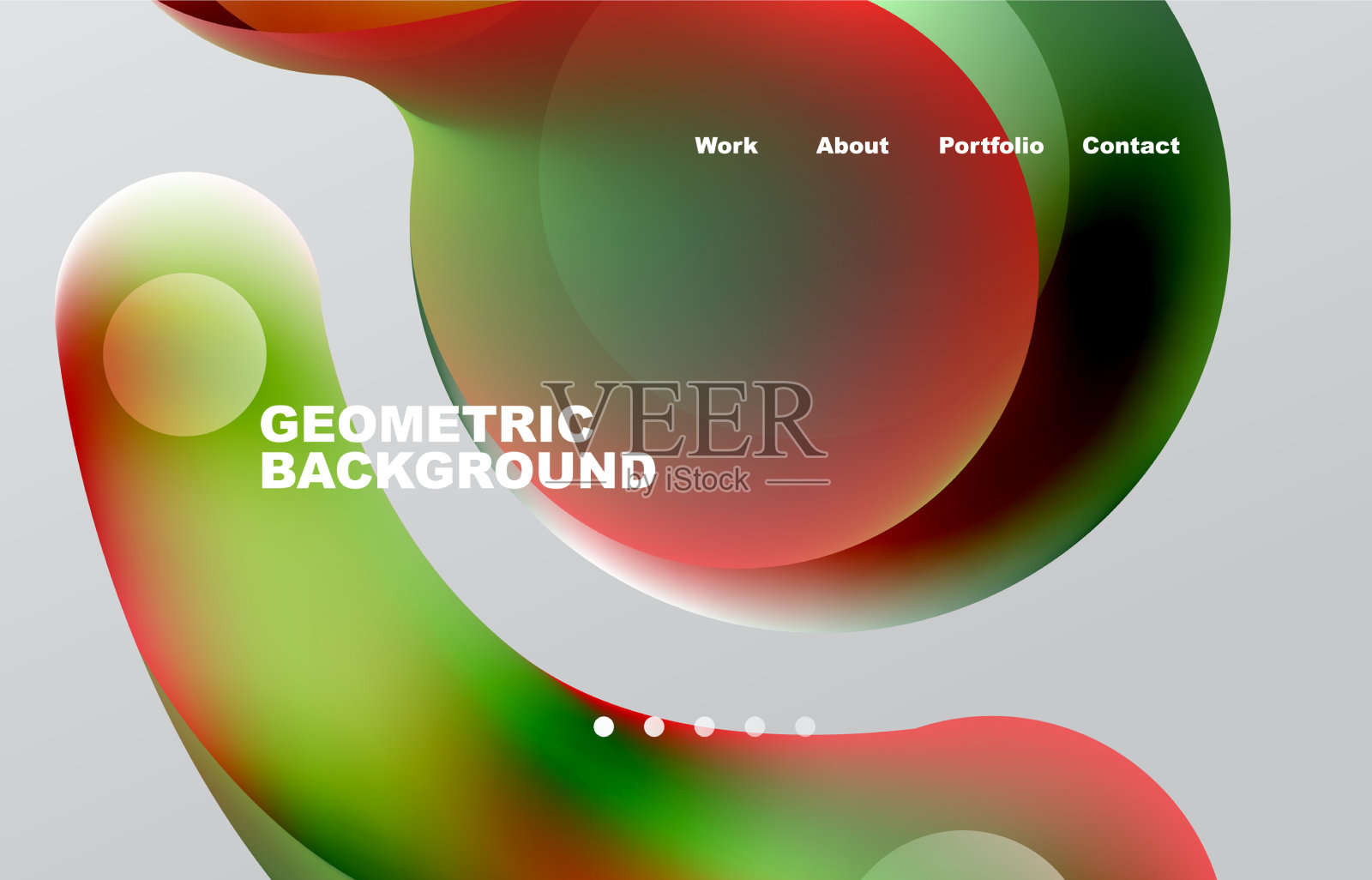 登陆页面抽象液体背景流动插画图片素材