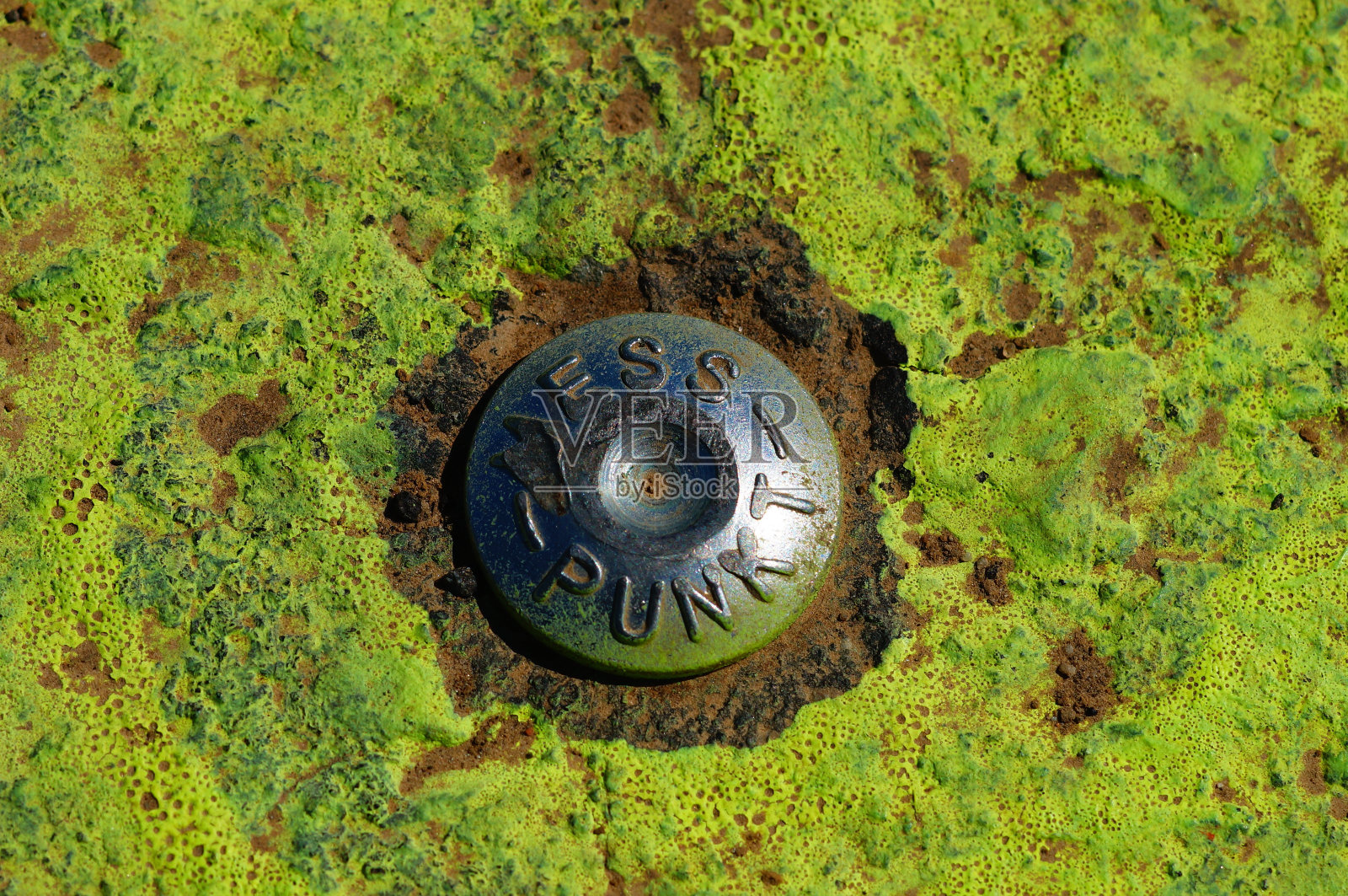 土地测量的测量点。照片摄影图片