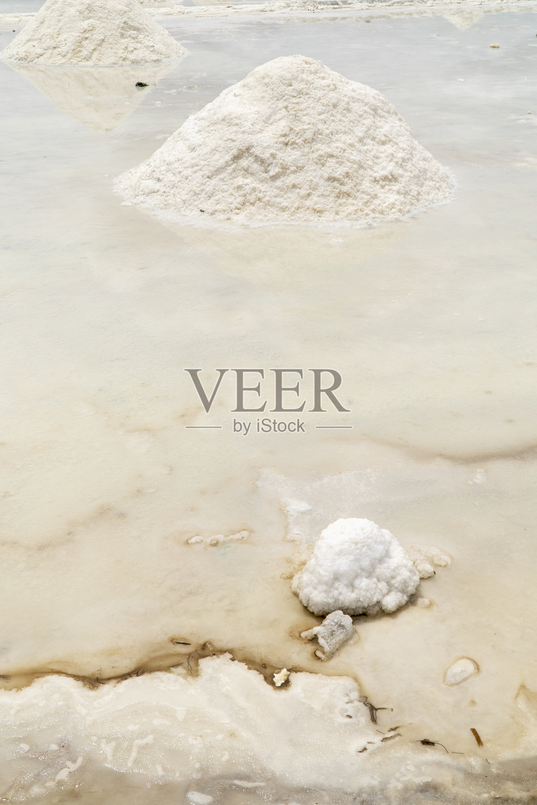 盐纳纳斯·德·马纳多的风景在Cabo de la Vela。瓜希拉,哥伦比亚。照片摄影图片