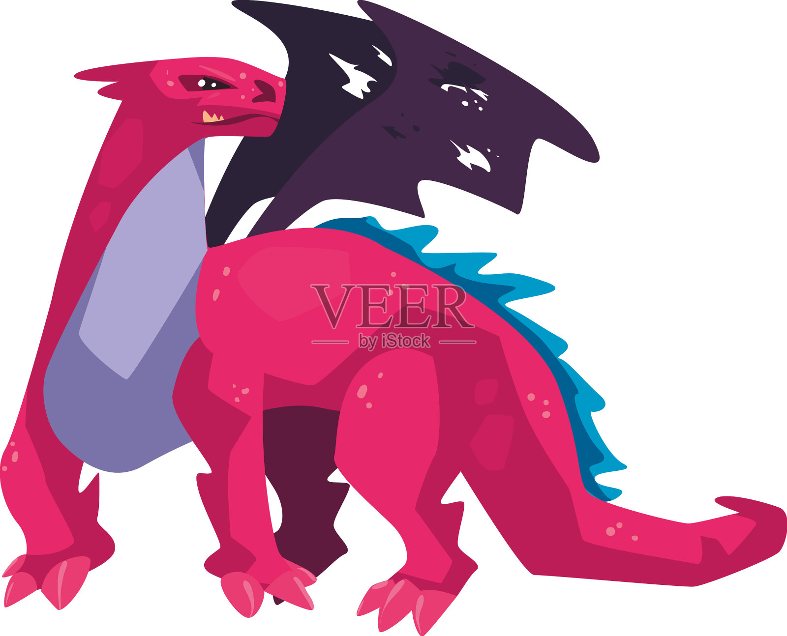 扁粉龙设计元素图片