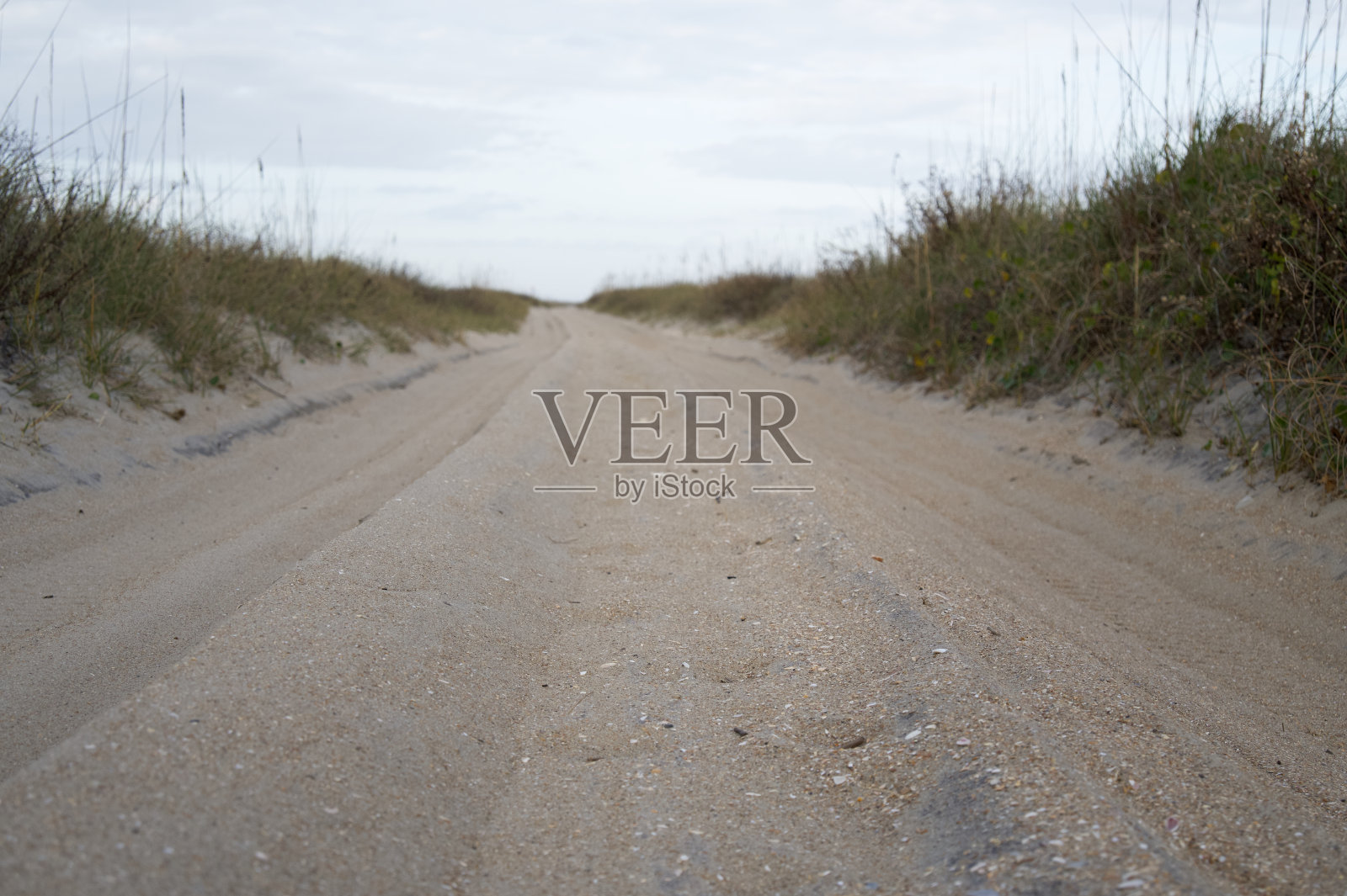 沙丘之间的沙道照片摄影图片