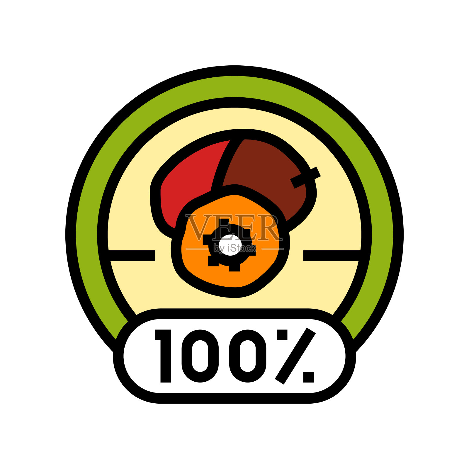棕榈油100色图标矢量插图插画图片素材