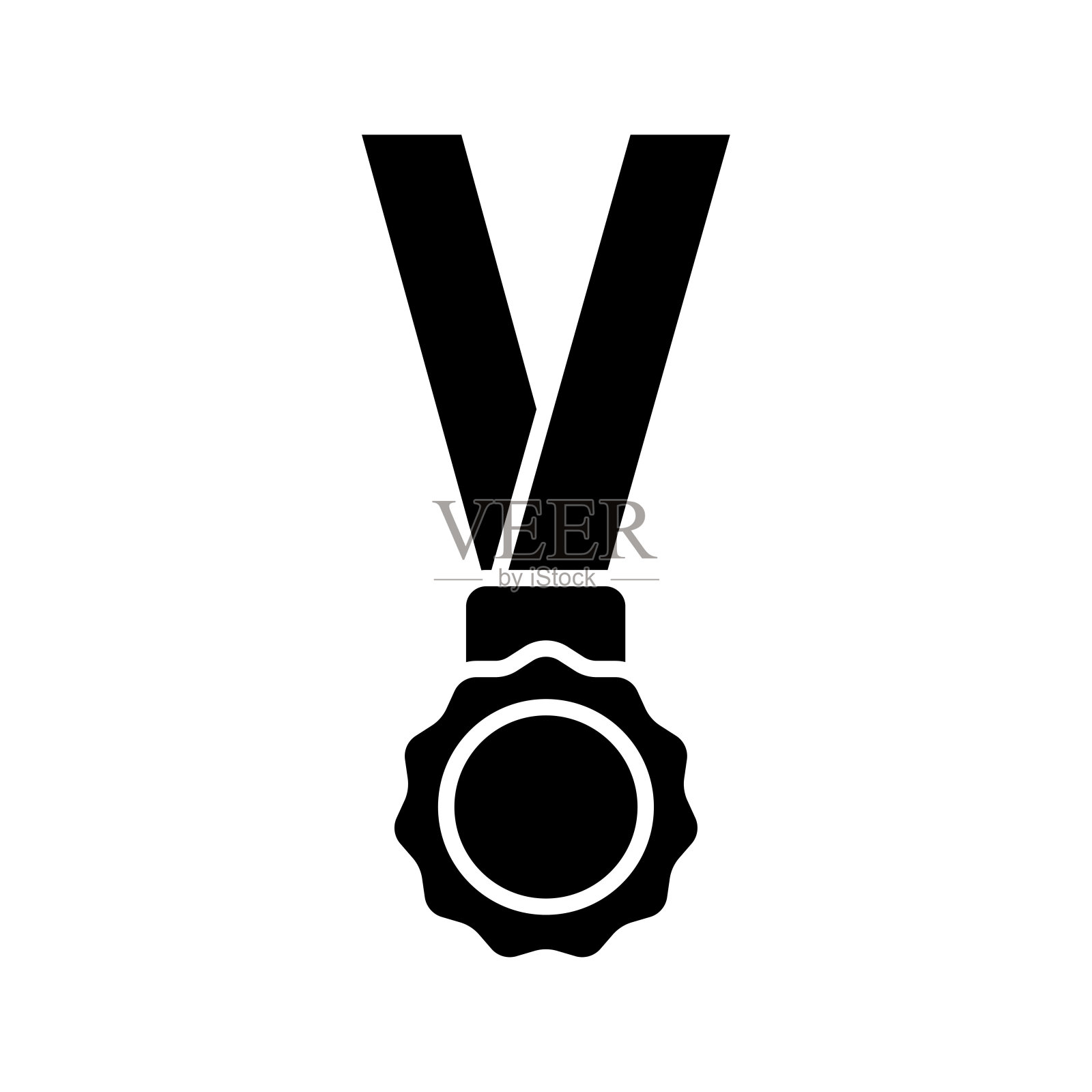 奖牌图标矢量符号设计模板插画图片素材