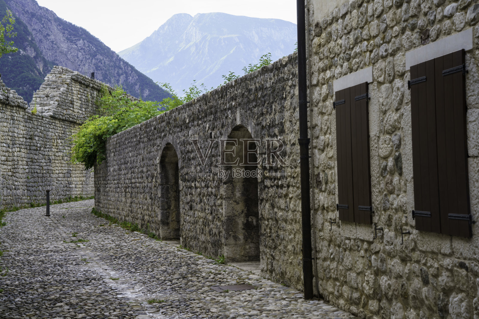 弗留利-威尼斯朱利亚文佐的历史建筑照片摄影图片