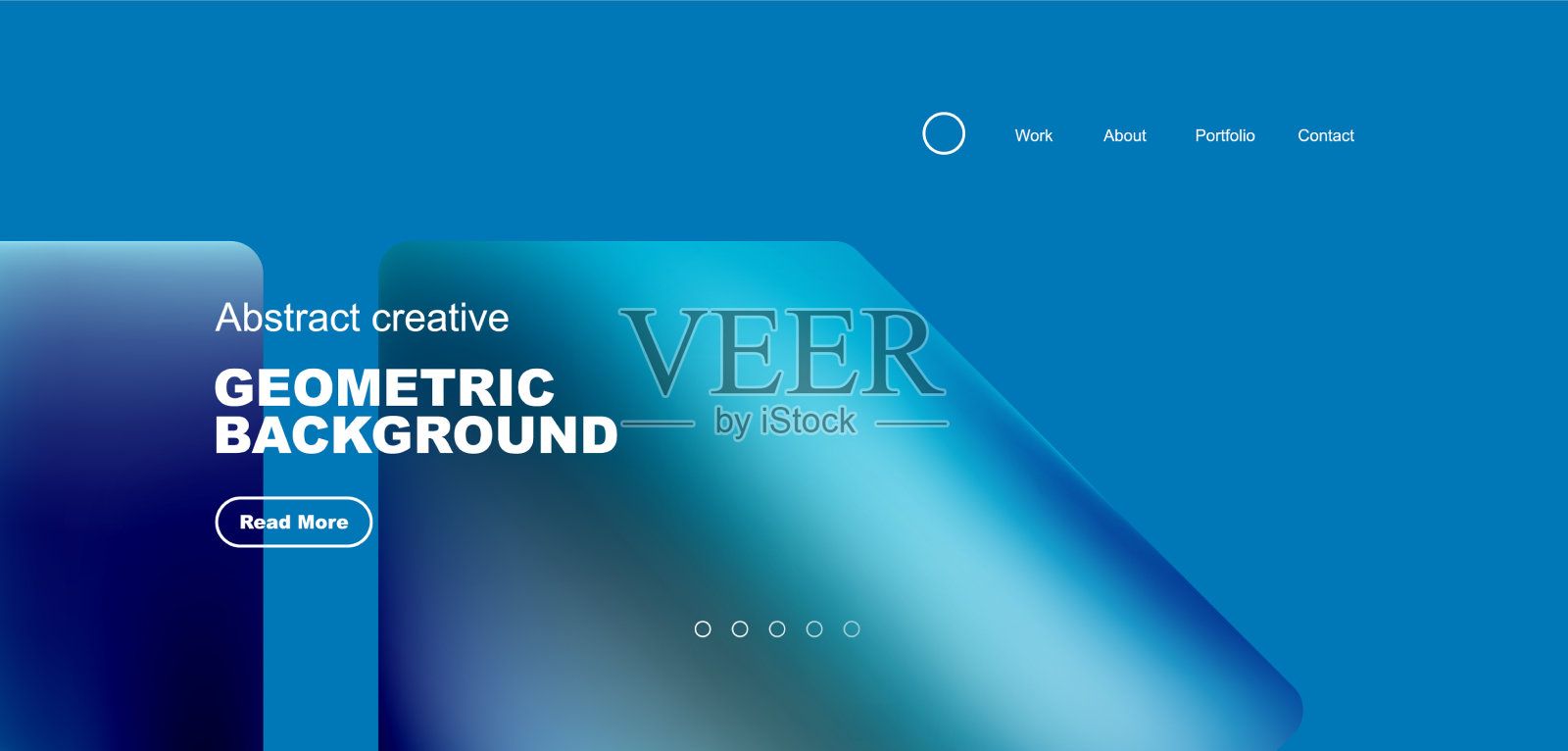 三角形与流动的颜色几何抽象插画图片素材