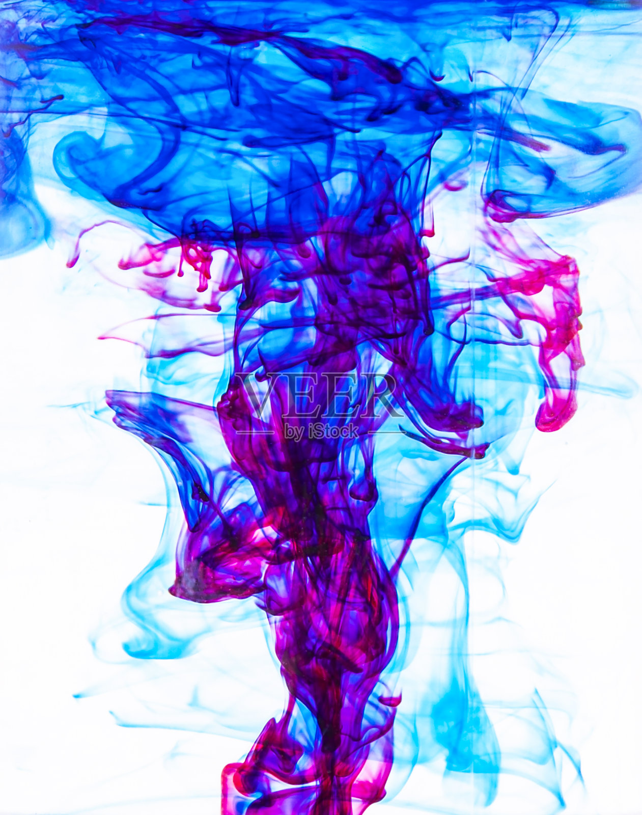 混合抽象颜料的艺术照片摄影图片