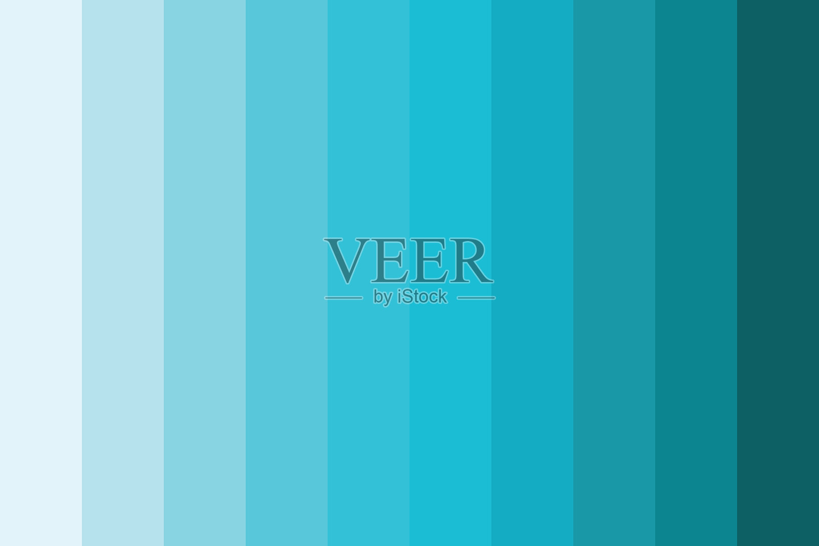 青色调色板与代码色集合背景插画图片素材