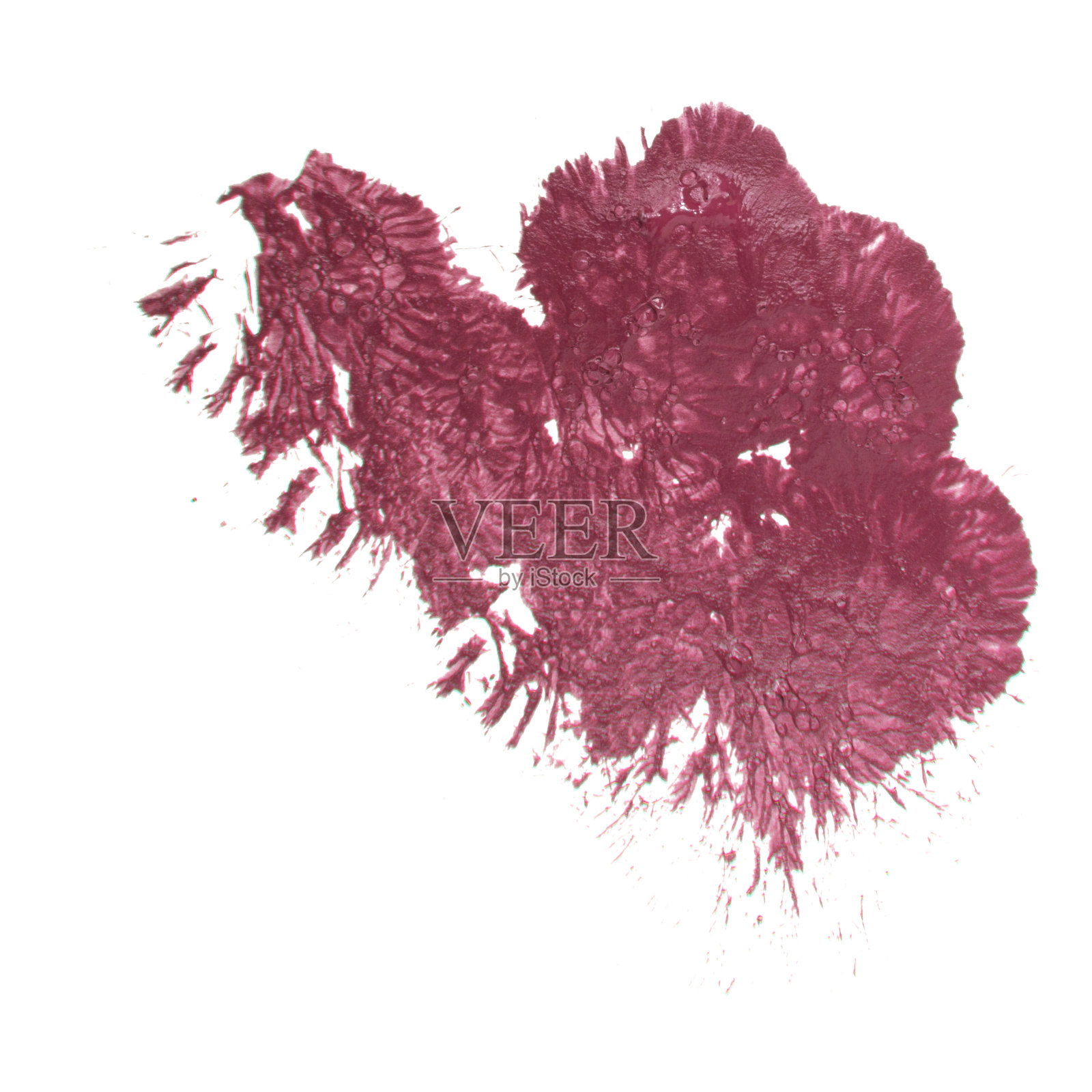 水彩素描颜料斑点画孤立在白色背景上照片摄影图片