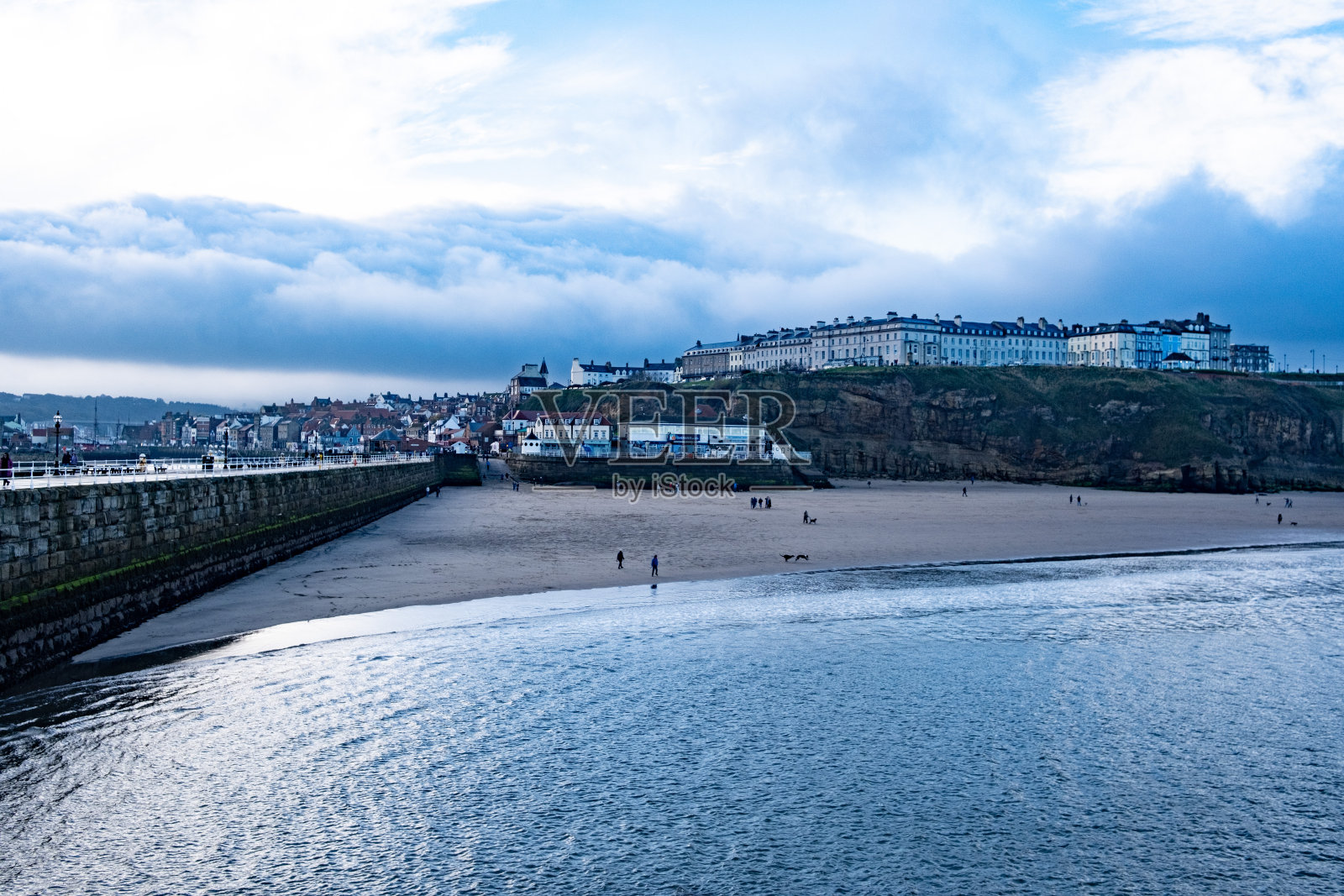 惠特比海滩照片摄影图片