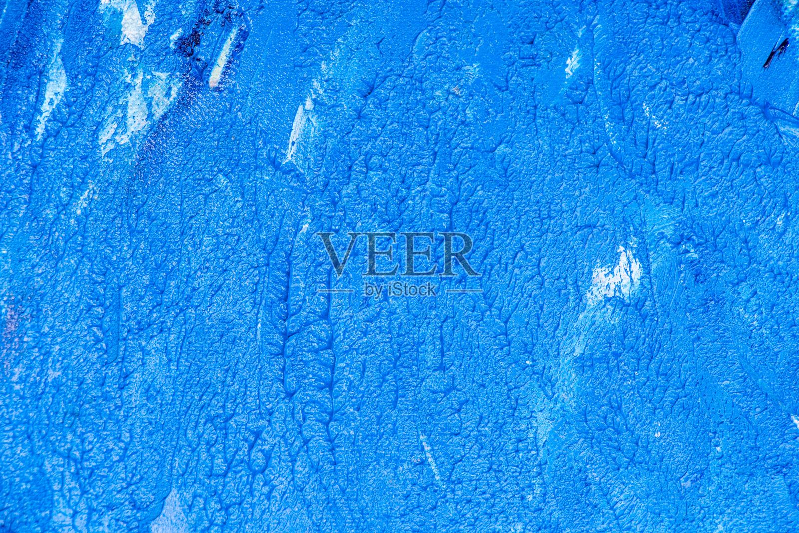 蓝色和白色油画质地-海洋背景照片摄影图片