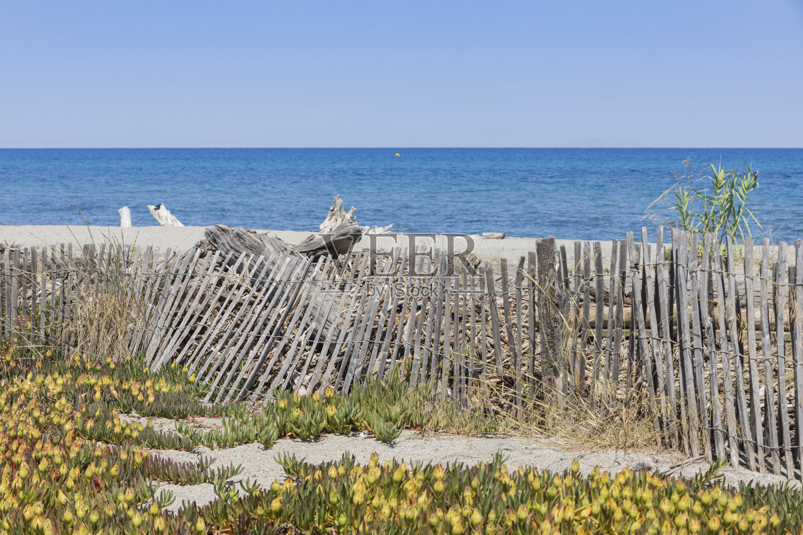 Plage d'Alèria on the French island of Corsica照片摄影图片