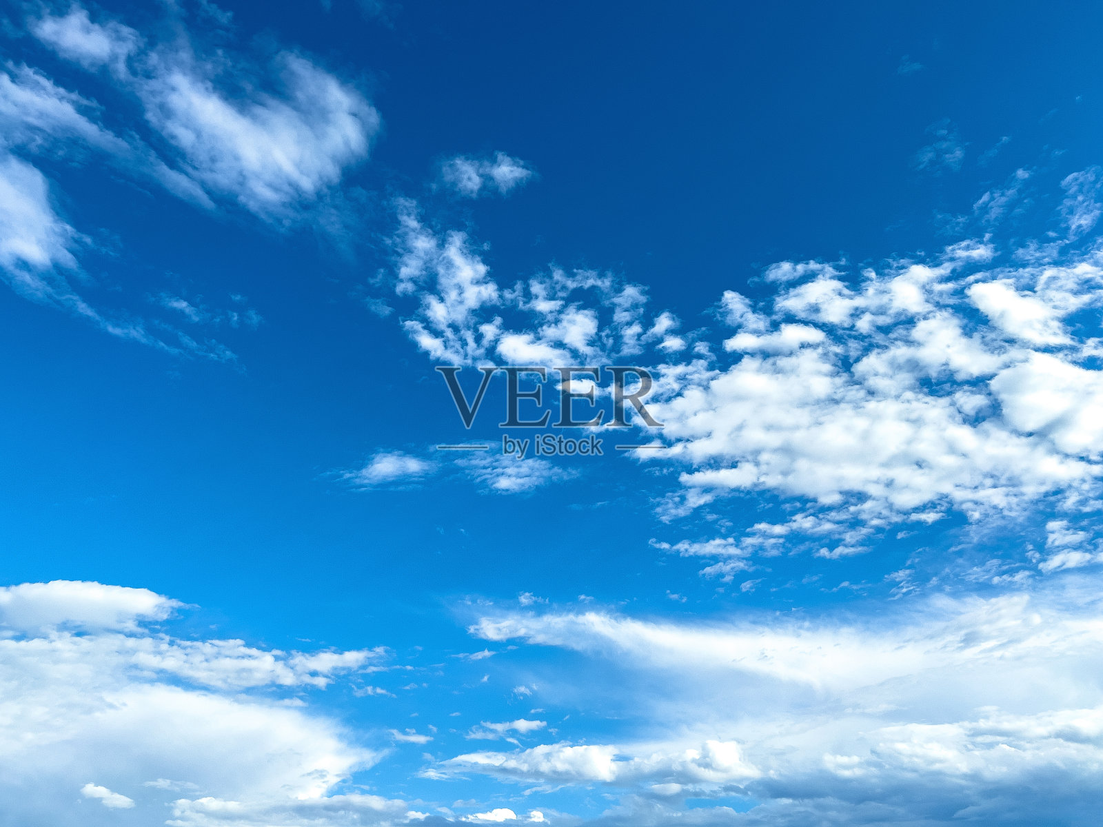 灿烂的风暴云蓝天云景科罗拉多户外背景照片系列照片摄影图片