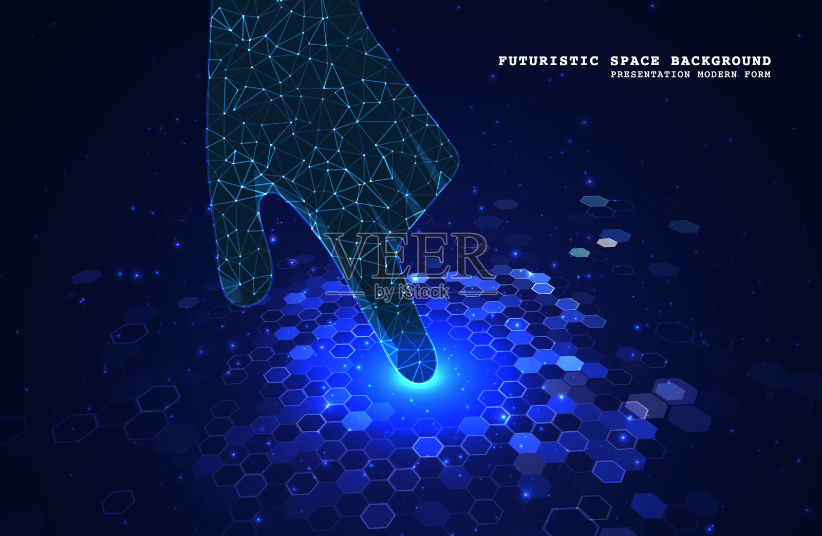 抽象多边形空间插画图片素材