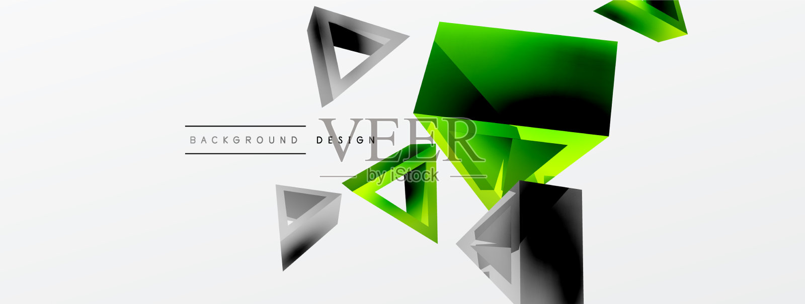 三角形抽象背景3d基本插画图片素材