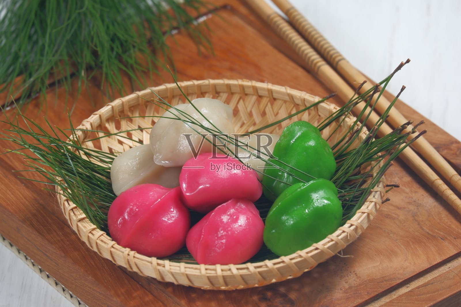 韩国菜松面照片摄影图片