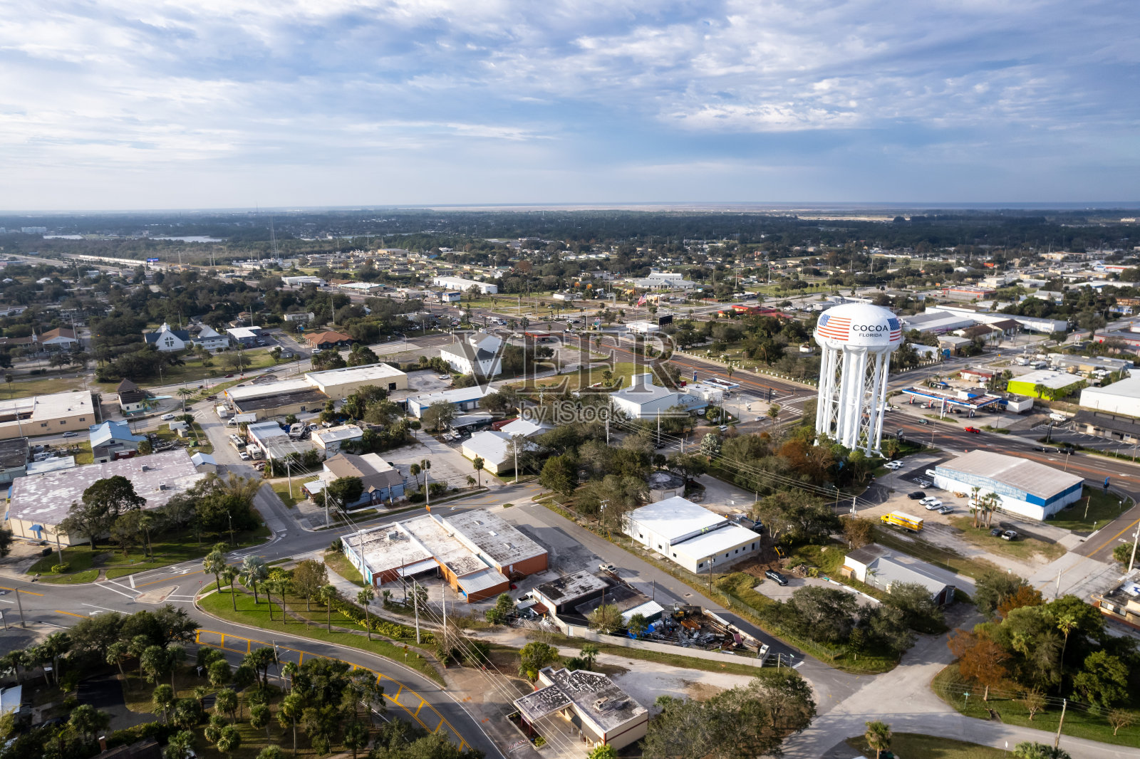 历史悠久的可可村佛罗里达无人机视图照片摄影图片